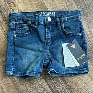 GUESS Dark Blue Jean Shorts